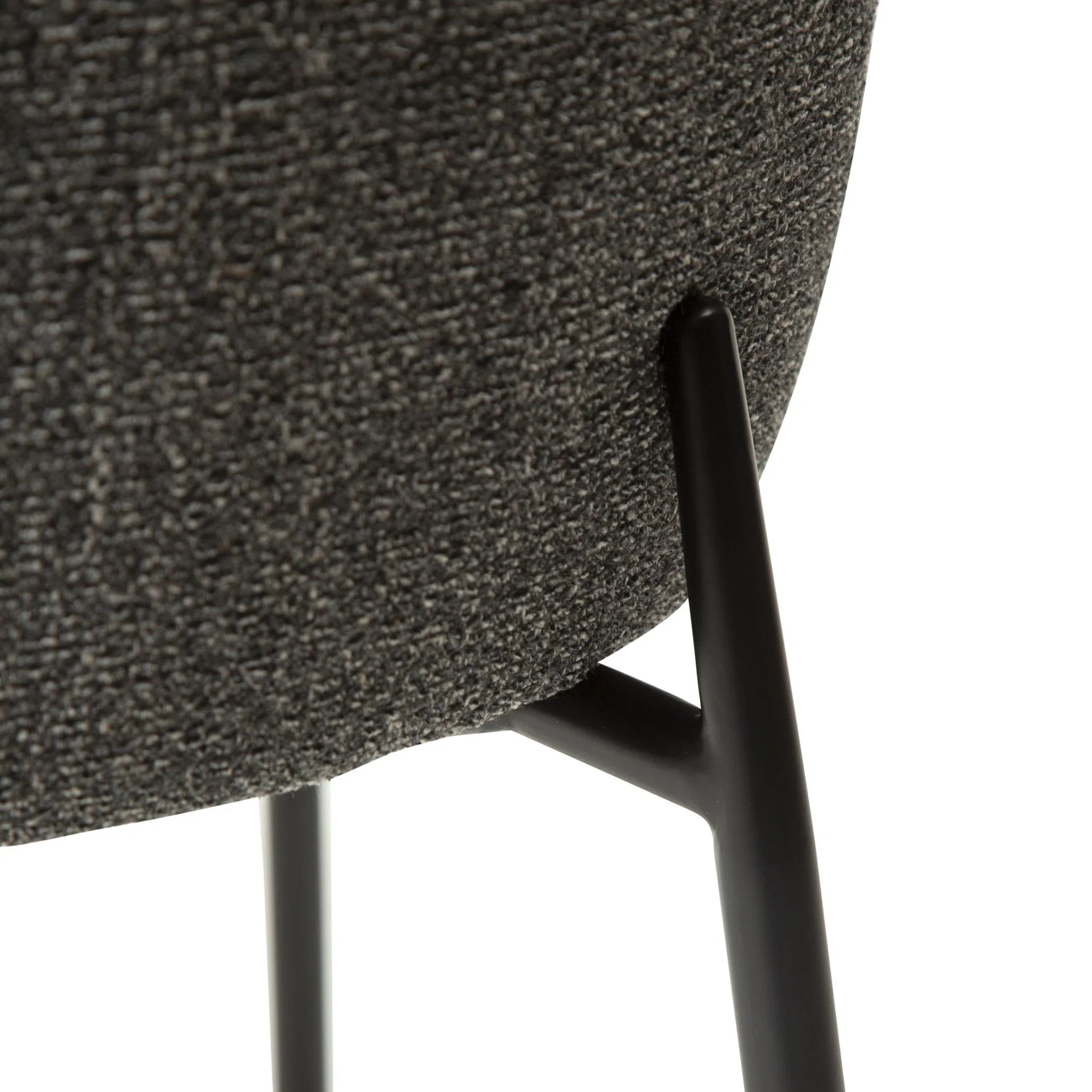 GLAM Dining Chair - Fabric, Metal Legs - Image 10