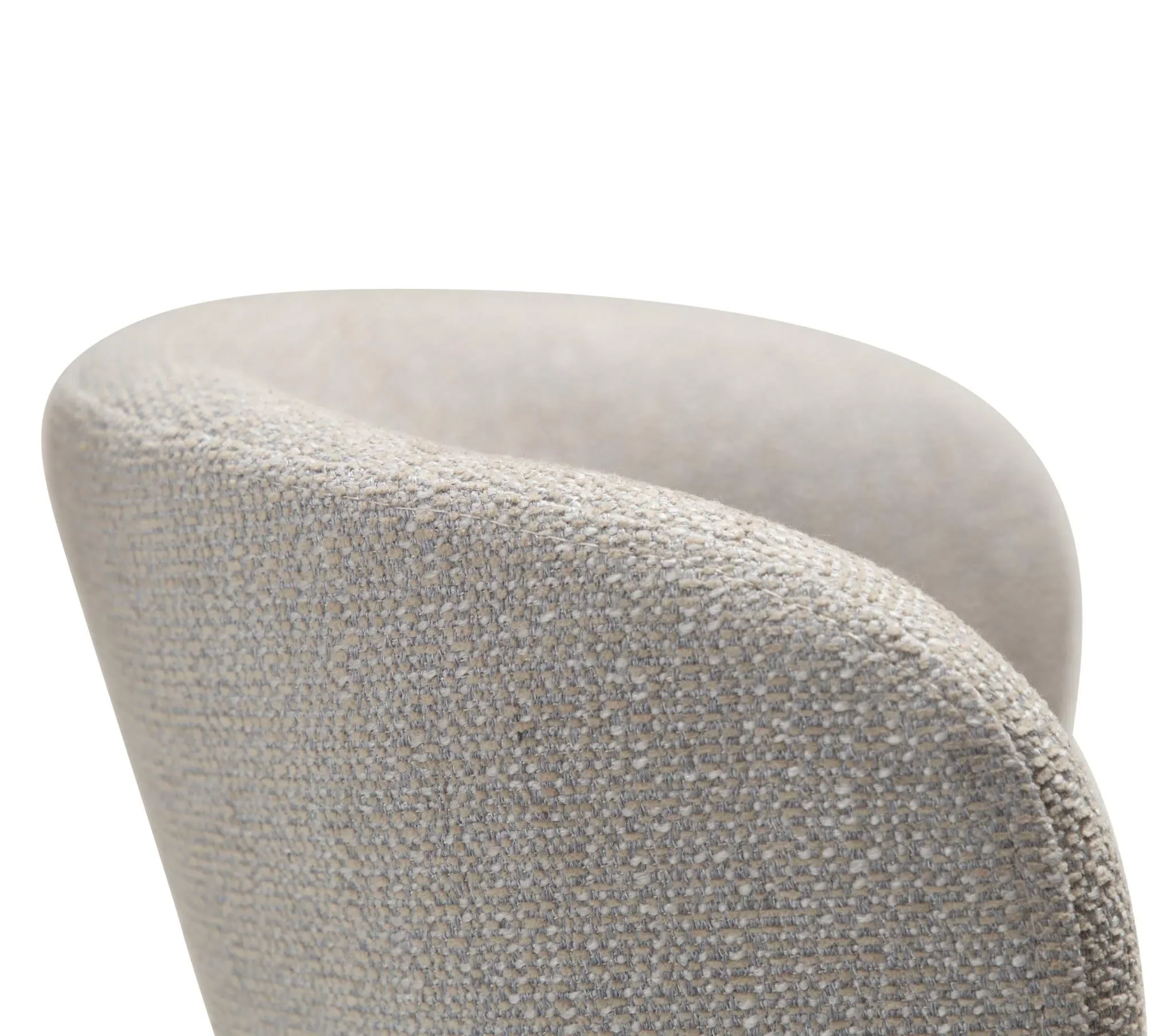 GLAM Dining Chair - Fabric, Metal Legs - Image 3