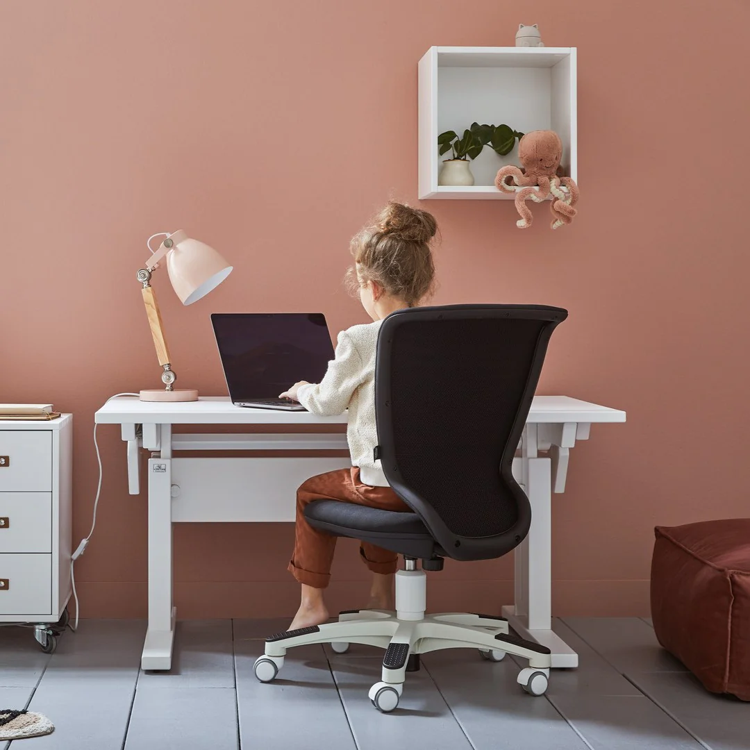 Writing Desk - Height and Slant Adjustable Desk with Drawer - Image 9