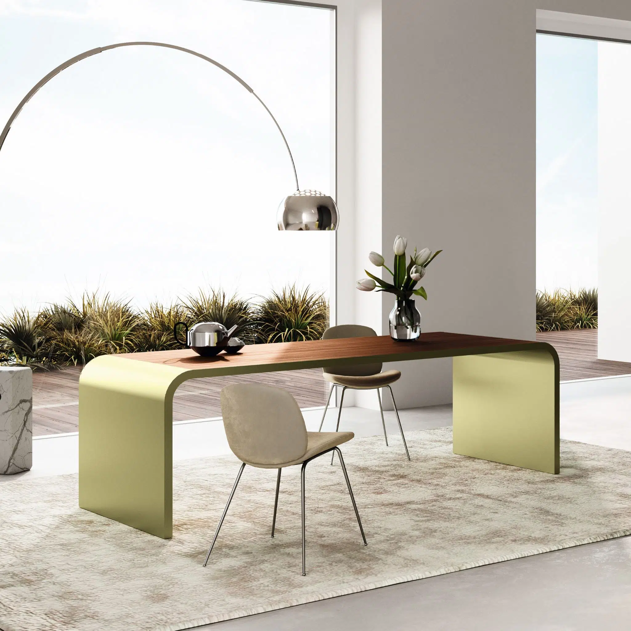 HIGH LINE M10 Metal Desks/Dining Table - Image 4